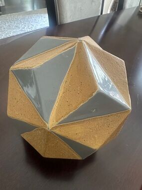 Three Hands Geometric Sculpture Sphere Decor